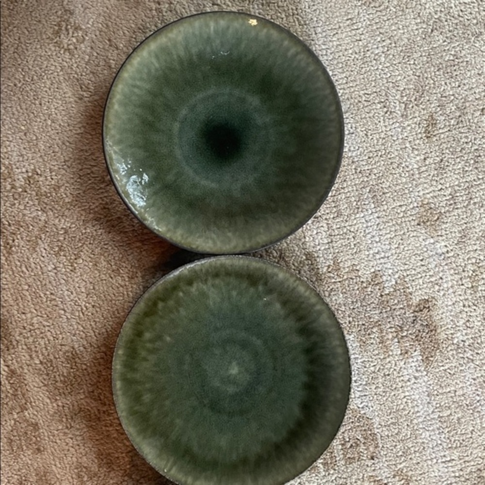 Jars France Samoa Vert Serving Chop Platter Plate set